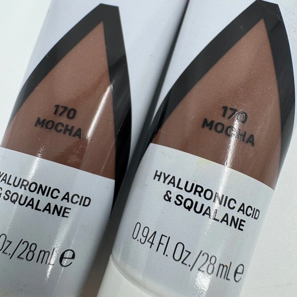 Almay Skin Perfecting Hydrating Tint 170‎ Mocha Hyaluronic Acid Squalane 2 Pack